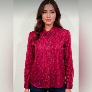 Women’s Express Red Blouse Size XS